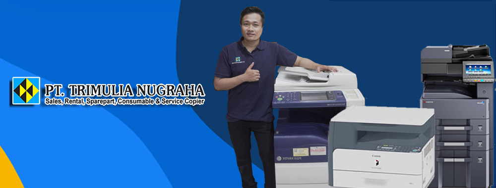 Kantor dan tim PT Trimulia Nugraha - penyedia sewa mesin fotocopy Jakarta